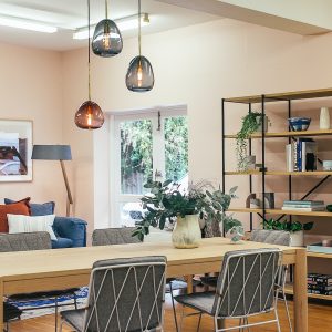 Minimalist Glass and Metal Shelf